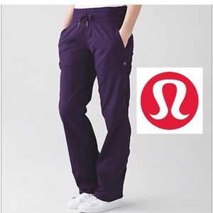 Lululemon Dance Studio Lined Pant - Dark Purple Size 6